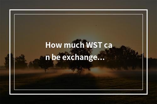 How much WST can be exchanged for 1 USD on 2024-11-21?